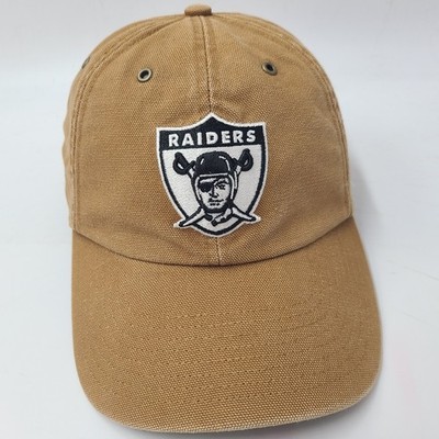 Las Vegas Raiders Hat Strapback Carhartt 47 Brand Brown NFL