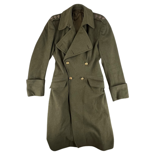 british-army-greatcoat-ww2-1940-pattern-khaki-olive-wool-named-officer