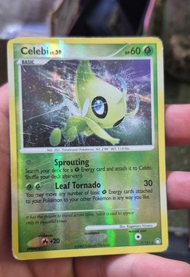 Celebi 7/123 Mysterious Treasures Reverse Holo
