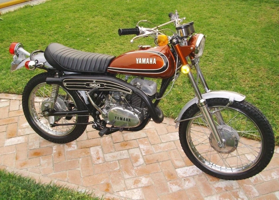 Yamaha EARLY DT2 250 RT2 360 YZ100 YZ125 YZ175 Boyesen 2 cañas de pétalos 1971-83 NUEVO Foto 2 de 4