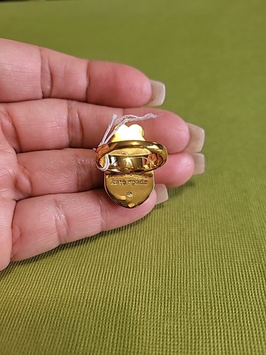KATE SPADE NY LOVE BUGS JADEKÄFER STATEMENT-RING IN ROUGE PINK. Gr. 8 Neu mit Etikett - Bild 5 von 10