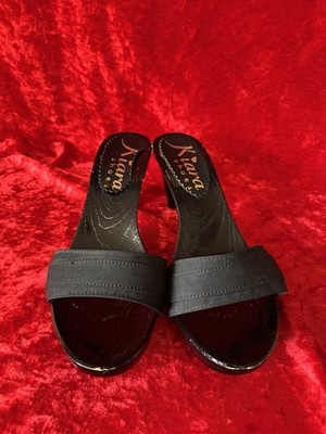 Kiara Schuhe Damen Pumps Gr. 40 Schwarz,  8 cm, Getragen