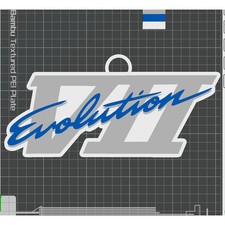 Cars Mitsubishi Evo Printed Hype Chain With 26 Links Per Chain