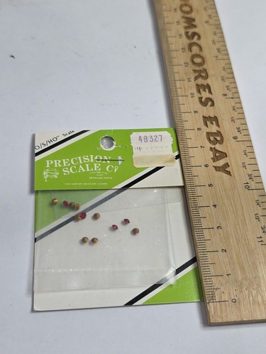 Escala de precisión HO/S/O #48327 marcadores de joyas rojo 2,7 mm, 0,106" 12 unidades | Zustand: New
