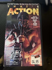That's  Action VHS 1990 Robert Culp hosts Awesome Action Scenes From AIP Studios