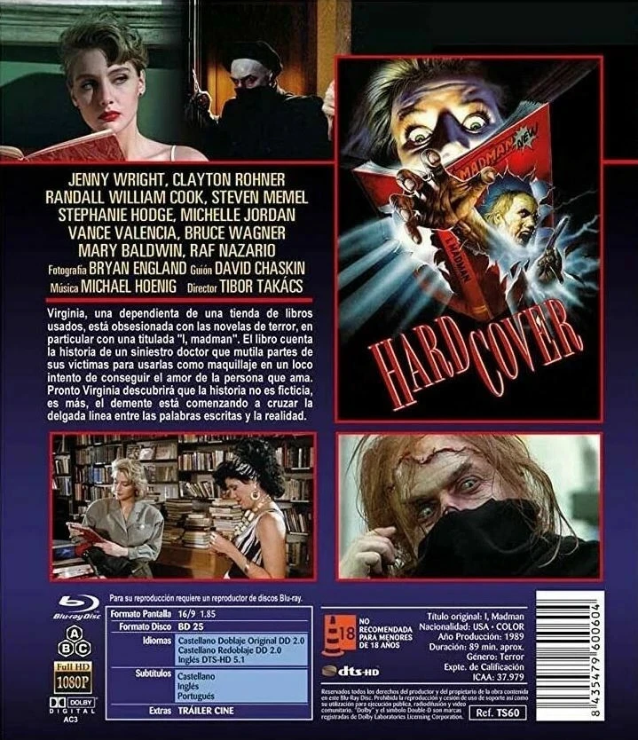 I' Madman (1989) - Blu Ray Disc - - Image 2 of 2