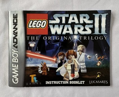 Nintendo GBA Lego Star Wars II The Original Trilogy Game Instruction Booklet