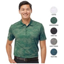 ADIDAS GOLF Mens S-4XL Camo Polo, Collared Performance Sports Shirt, Dri-FIT