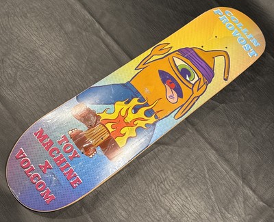 Vintage Collin Provost Toy Machine X Volcom Skateboard ~ Brand new Sealed