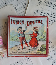 ANCIEN JEU 1900 L'UNION DIFFICILE jouet enfant