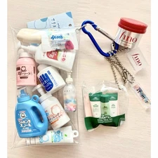 Gacha stuffed pouch daily necessities soap bubble miniature charm