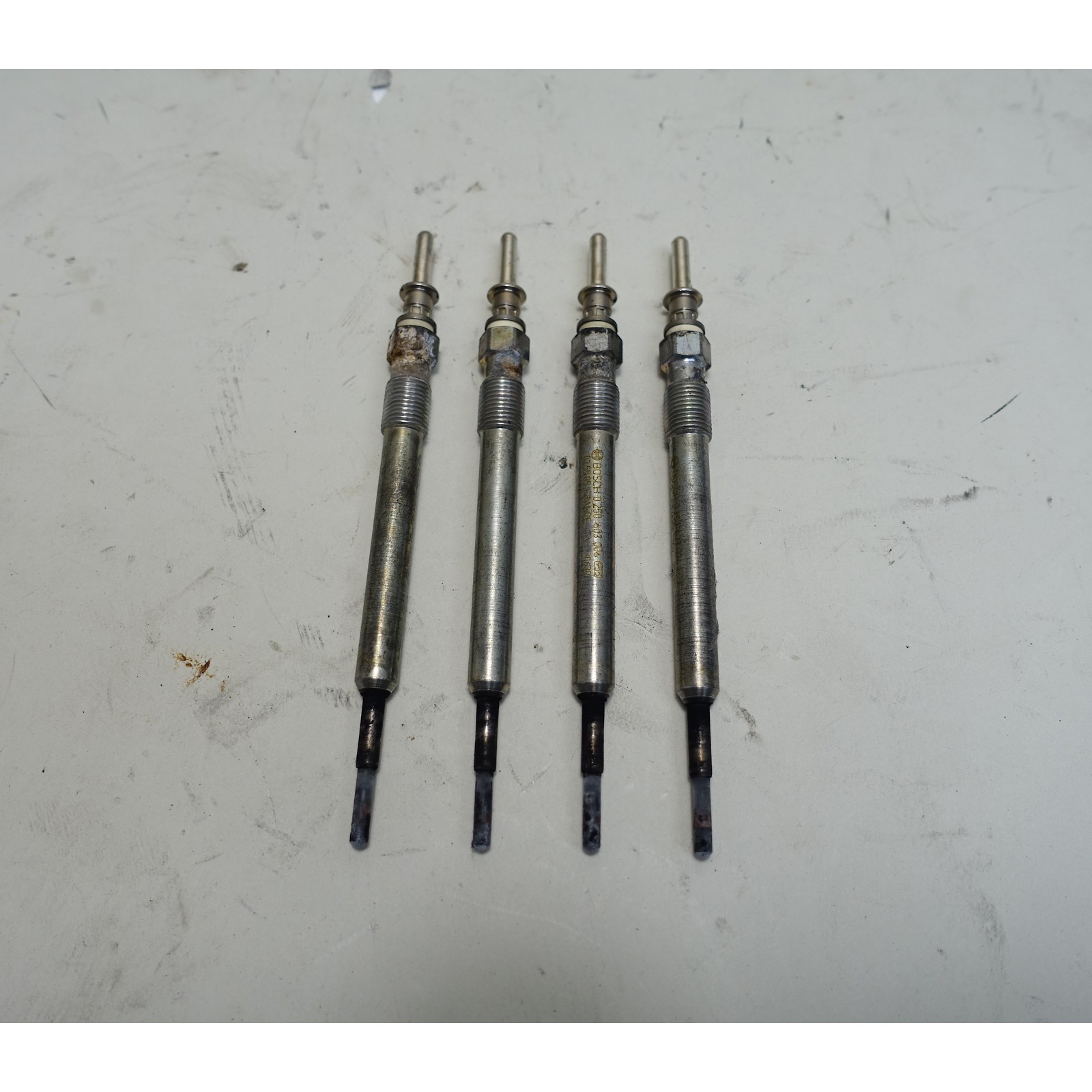 2014-2017 BMW F30 328d F10 535d N47 N57 Diesel Glow Plug Set of 4 Bosch OEM