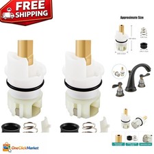 Comprehensive Faucet Repair Kit - Includes Cartridge, Seats, Springs - 2 Pack