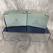PartyLite Votive Candles Sun-Kissed Cotton Goji Berry Chocolate Lot of 2 V06170