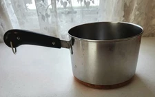 Revere Ware 1801 - 3 Qt Sauce Pan - No  Lid - Copper Bottom - Clinton IL