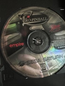 Pro Pinball Sega Saturn, 1996 Complete CIB w/ Registration Card Tested WOrking