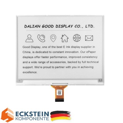 GoodDisplay 5,76'' E Ink Carta HD-Bildschirm für E-Reader-Entwicklung | 920 × 680