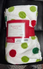 Holiday Microplush throw blanket New With Tag