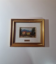 Quadro dipinto d'arte "G.Solni"-Paesaggio materico