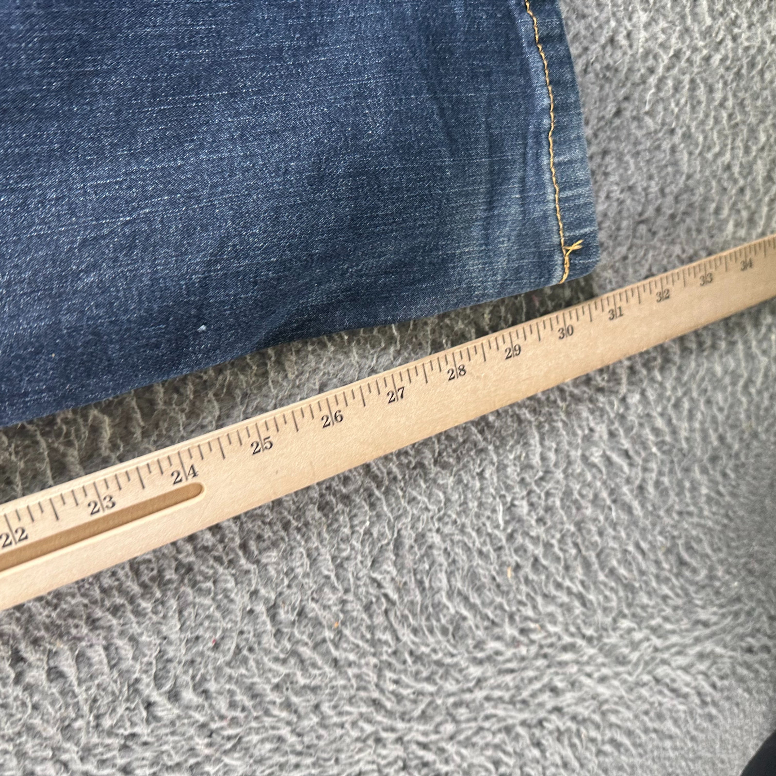 Levi's 559 Jeans Mens 36x32 Blue Cotton Denim Straight Stretch Workwear Faded thumbnail 8