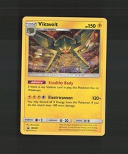 Vikavolt SM208 Sole e Luna Stella Nera Promo Holo Carta Pokemon LP