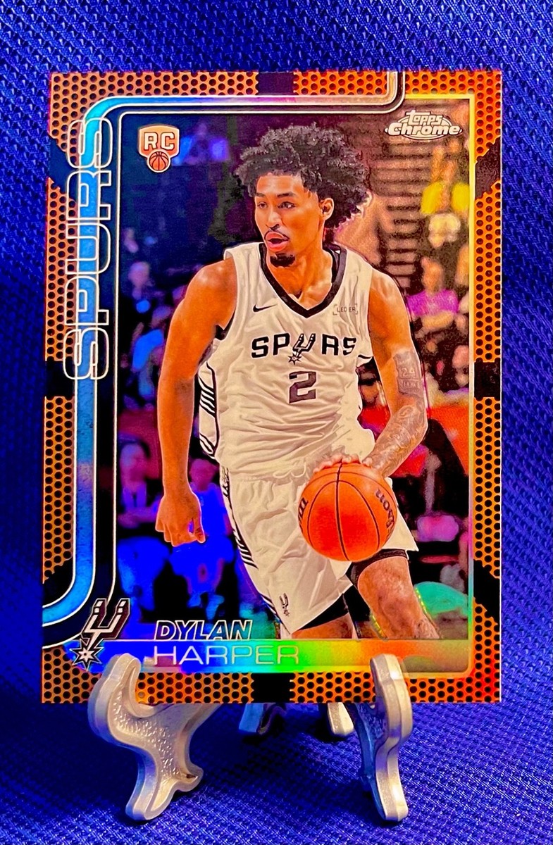 NBA topps chrome ダニロガリナリ　RC auto　2/5 Dylan Harper 2025-26 Topps Chrome SP Basketball Border Refractor