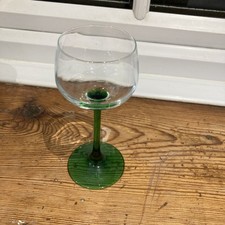 French Vintage Green Stemmed
