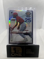 2025 Panini Prospects - Purple #1/99 - Darren Baker RC - Nationals 