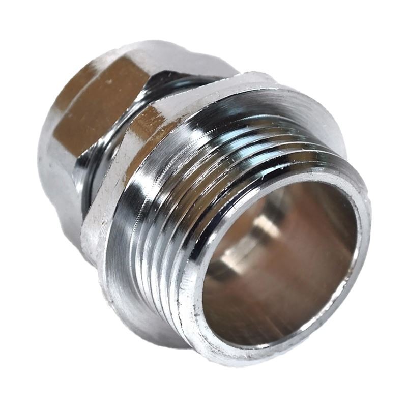 ODS - BAG OF 10 - 15mm x 3/8"" Male Chrome Adaptor - FREE Next-Day Delivery - Image 2