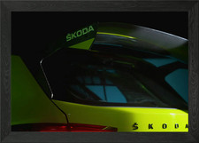 Skoda Fabia RS Rally2 Framed Wall Art Poster Canvas Print Picture