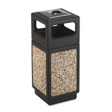 Safco 9470NC Canmeleon Ash/trash Receptacle, Square, Aggregate/polyethylene,
