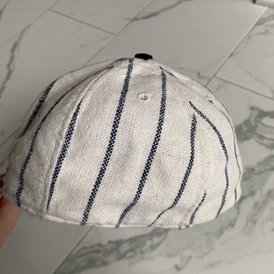 Vintage 1990s 90s New York Yankees Pinstripe Fitted 7 1/8 Cap