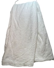 Threshold White Textured Floral Embossed Quee...