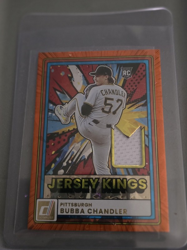 Bubba Chandler 2026 Donruss Jersey Kings Orange Ice #JK-BC! Pittsburgh Pirates!