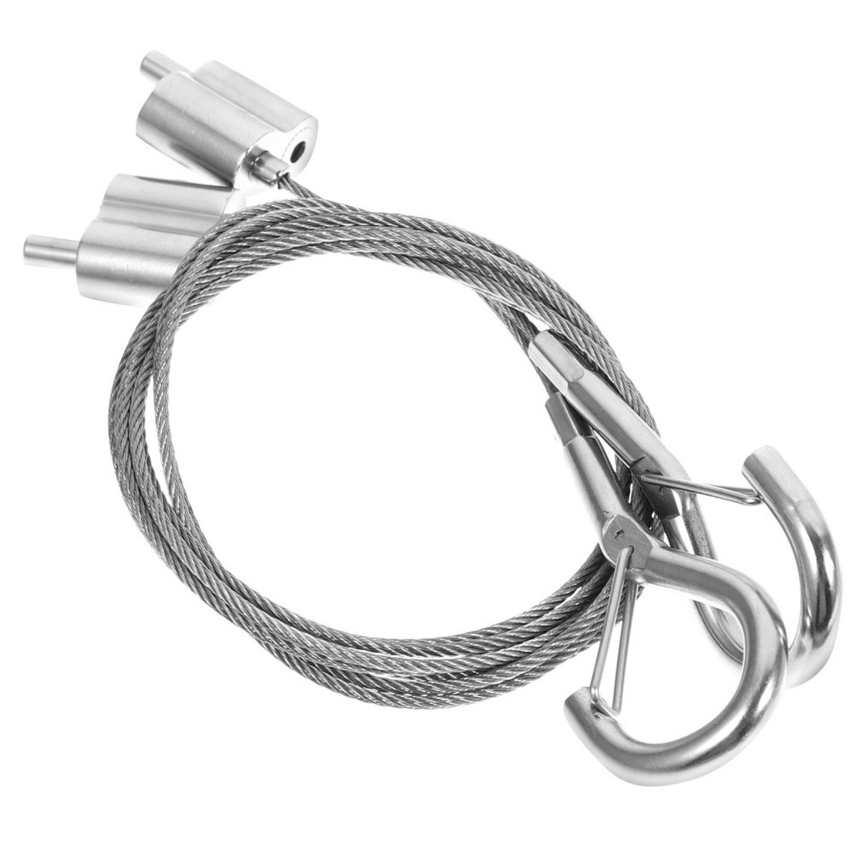 Silver Stainless Steel Picture Rail Hanging System with Hooks for ...