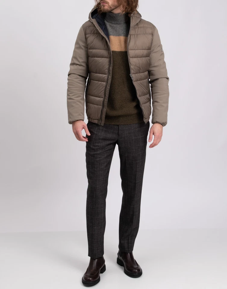 RRP€220 YES ZEE By ESSENZA Quilted Jacket Size M Padded Hooded - Image 2 of 4