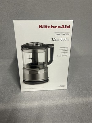 KitchenAid KFC3516CU 3.5 Cup Mini Food Processor - Contour Silver