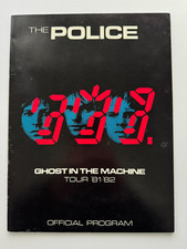 The Police Ghost in the Machine Official Souvenir Concert Program 1981 -1982