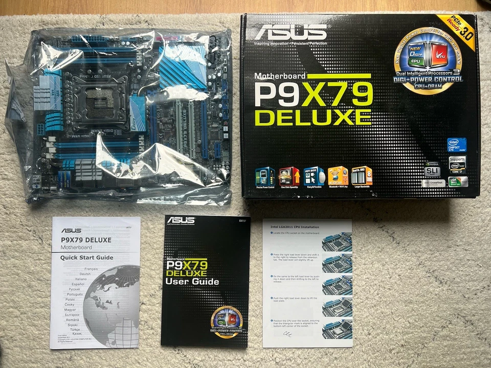 ASUS P9X79 DELUXE – Carte mère Socket LGA2011 – Vendu HS / Pour pièces - Photo 2/4