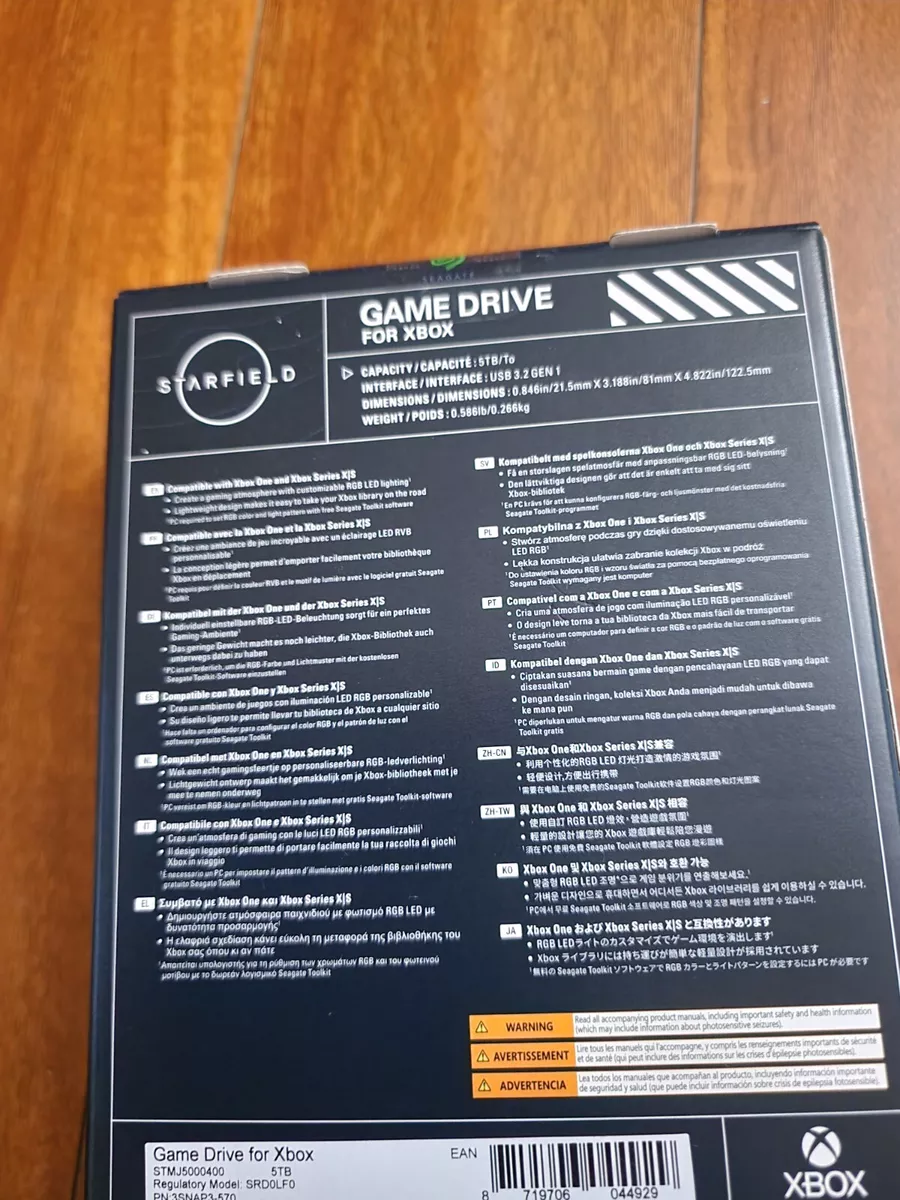 Game Drive for Xbox Special Edition User Manual - Getting Started