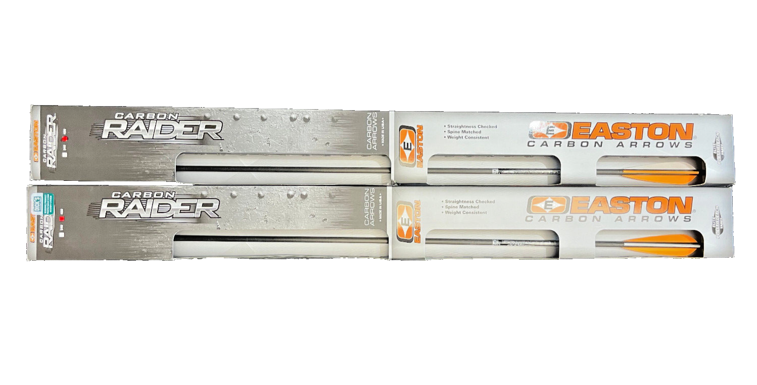 12 Easton Carbon Raider Arrows NIB eBay