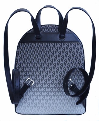 Michael Kors★JAYCEE MD ZIP PKT BACKPACK Michael Kors Backpack Bag MK Jaycee MD PKT Logo Navy New | eBay