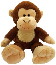 Anico 13" Pick-A-Pet Plush Monkey Soft Plush Monkey, Cuddly Stuffed Toy