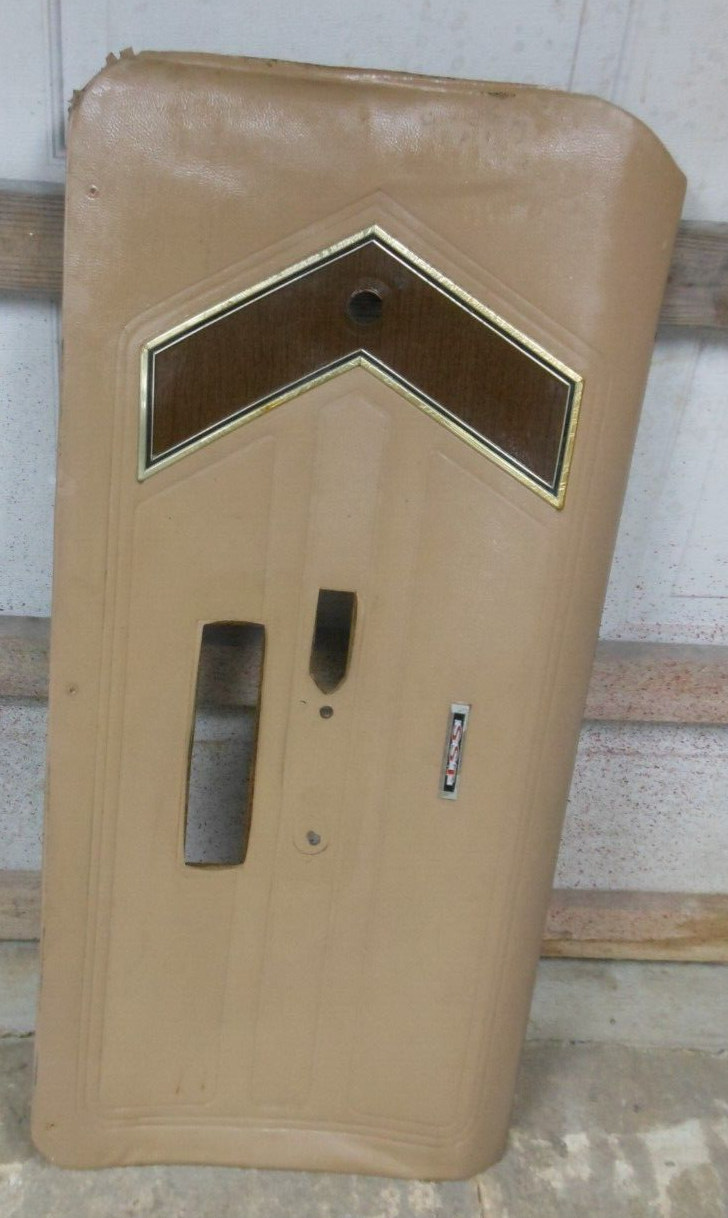 68 AMC AMX JAVELIN TAN INTERIOR CARDBOARD DOOR PANEL R RH RIGHT
