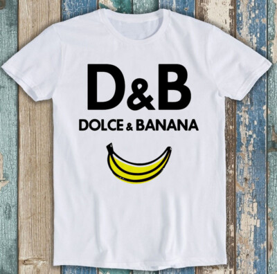 Dolce & Banana Parodie Meme Spruch lustiges Geschenk T-Shirt 2248