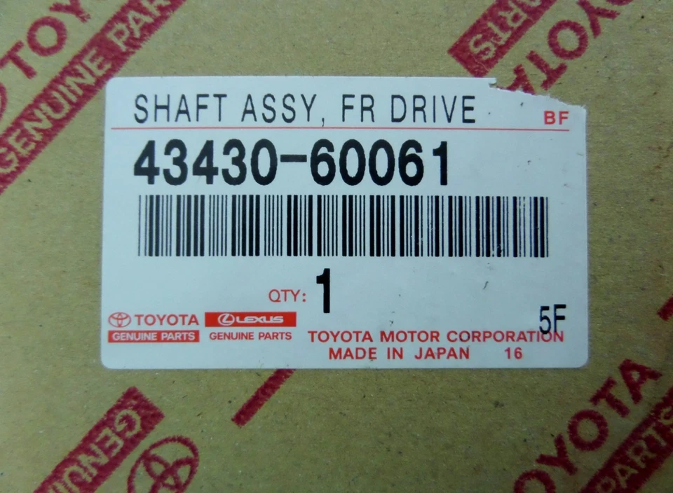 Juego de eje izquierdo y sello genuino OEM OE Toyota FJ Cruiser 2007 2008 2009   Foto 3 de 3