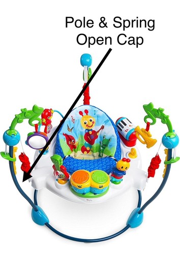 Baby Einstein Neighborhood Symphony Jumper Replacement Part Pole with Spring NEW - Picture 8 of 8