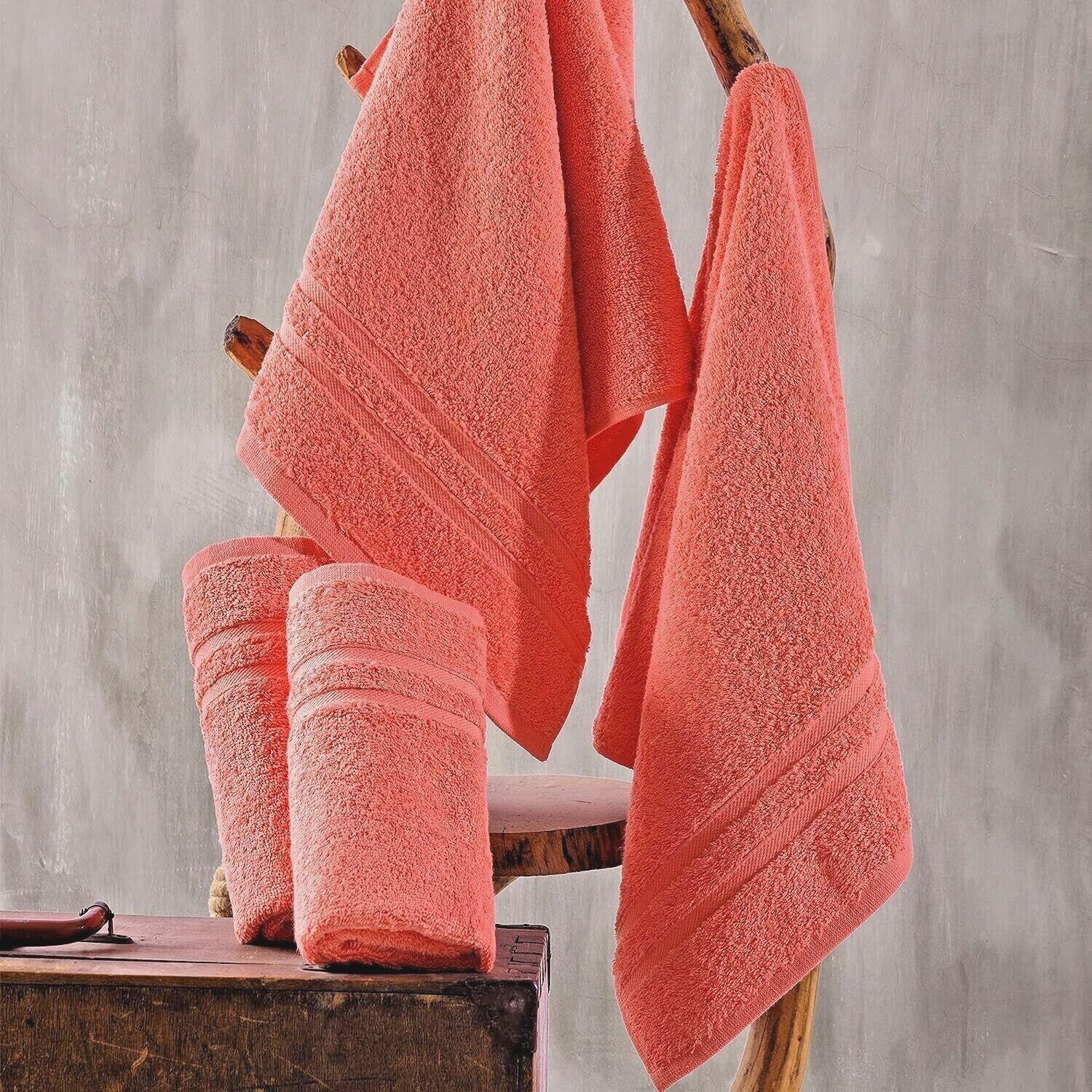 4x Hotel Quality Premium Bath Towels 100 Pure Cotton 500GSM Luxury Soft Towels eBay