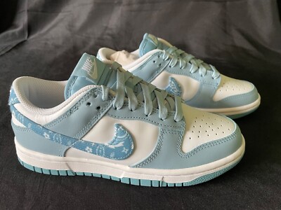 Buy Size 6 - Nike Dunk Low Blue Paisley W online | eBay
