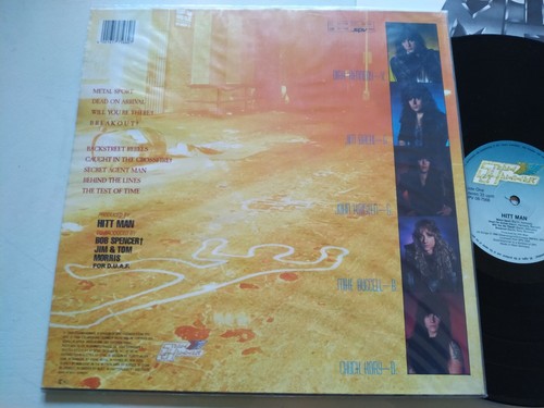 Hitt Man Hittman 1988 SPV 08-7566 German First Press Metal - LP Vinilo 12" VG/VG - Photo 4 sur 7